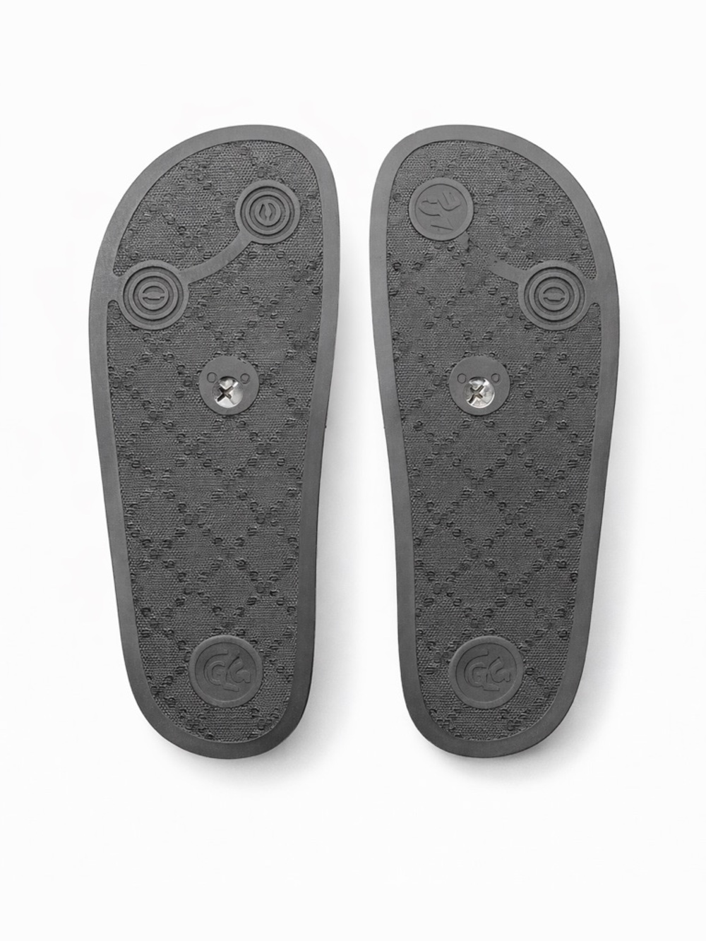 GUCCI Black Rubber Slides Size 41 Authentic - Picture 3 of 4